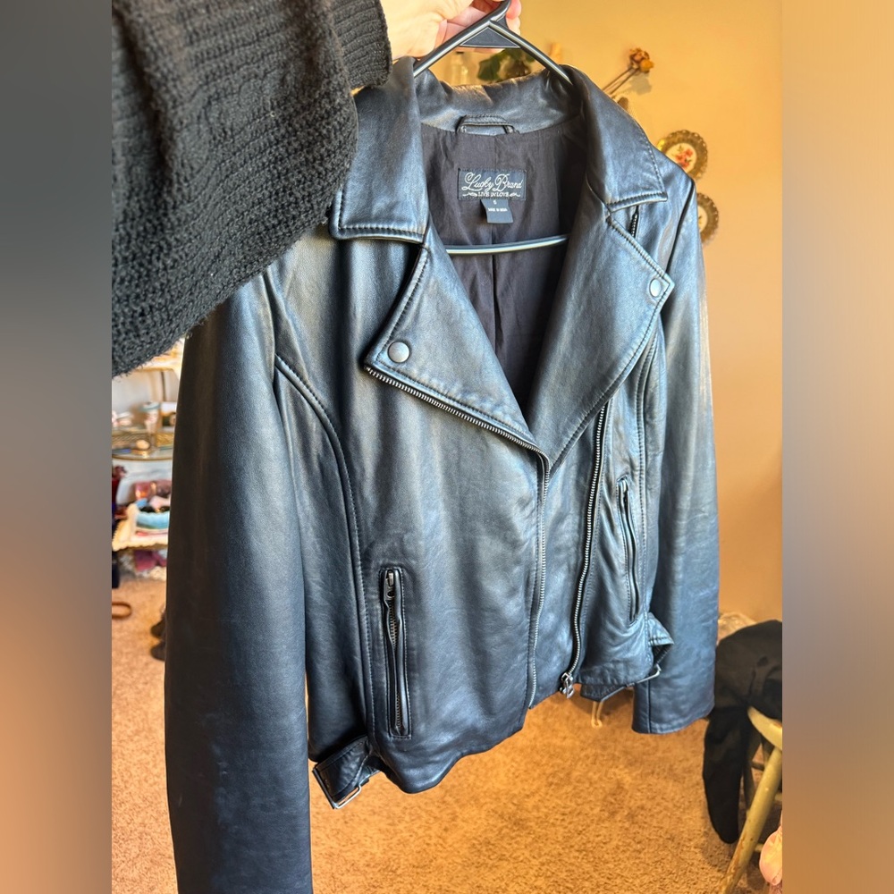 LuckyBrand leather jacket